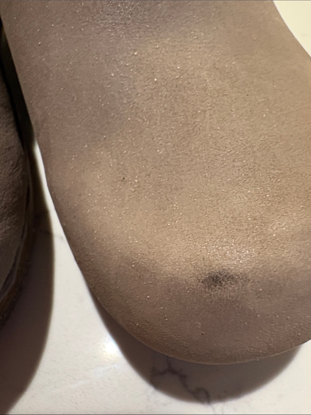 Sanita Brown Leather Clogs with Buckle - Picture 6 of 6